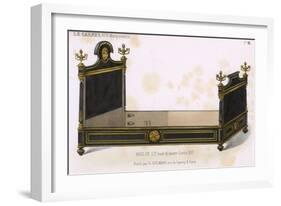 Bed, Style Louis 16-E Langfeldt-Framed Art Print