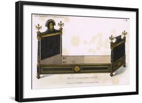 Bed, Style Louis 16-E Langfeldt-Framed Art Print