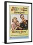 Bed Time Story, US poster, Shirley Jones, Marlon Brando, David Niven, 1964-null-Framed Art Print