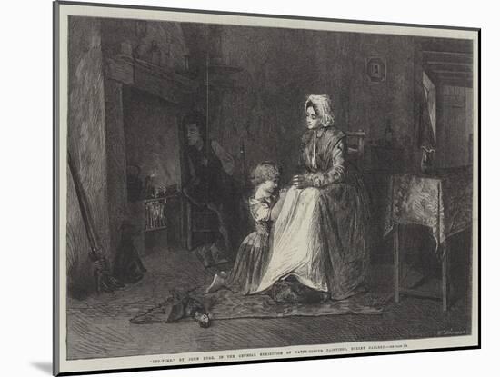 Bed-Time-John Burr-Mounted Giclee Print
