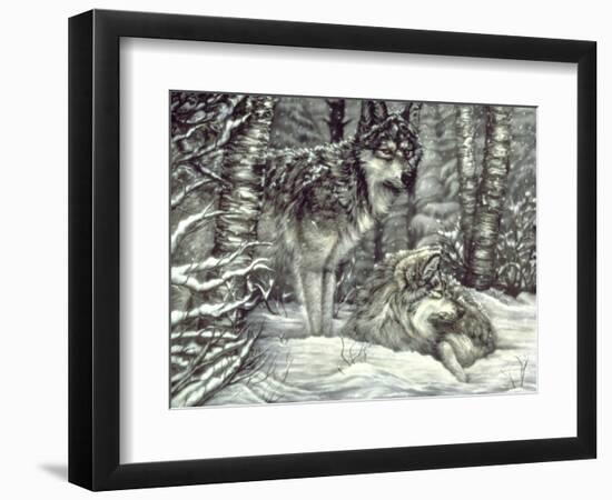 Bedding Down-Jenny Newland-Framed Giclee Print