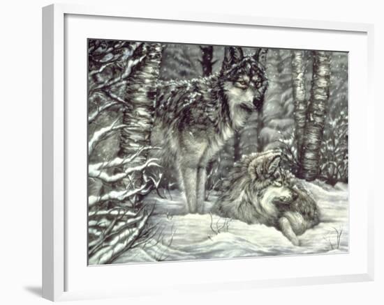 Bedding Down-Jenny Newland-Framed Giclee Print