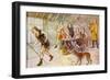 Bede Finishing His Translation of the Bible-George Morrow-Framed Art Print