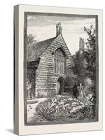 Bede-House, with Rectory Chimney-null-Stretched Canvas