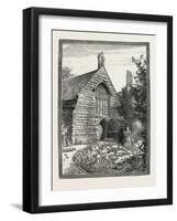 Bede-House, with Rectory Chimney-null-Framed Giclee Print