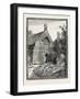 Bede-House, with Rectory Chimney-null-Framed Giclee Print