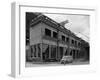 Bedford Ca Minibus Parked on a Building Site in West Burton, Nottinghamshire, 1964-Michael Walters-Framed Photographic Print