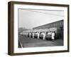 Bedford Delivery Lorries at the Danish Bacon Co, Kilnhurst, South Yorkshire, 1957-Michael Walters-Framed Photographic Print