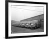 Bedford Delivery Lorries at the Danish Bacon Co, Kilnhurst, South Yorkshire, 1957-Michael Walters-Framed Photographic Print