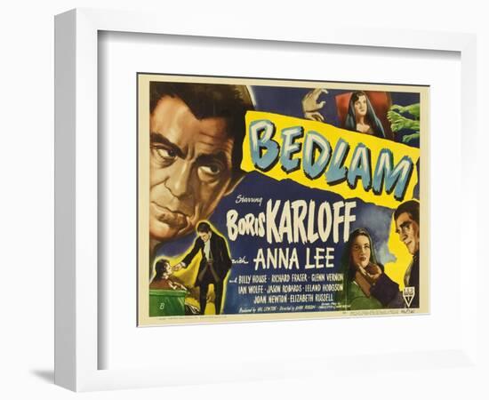 Bedlam, 1946-null-Framed Art Print