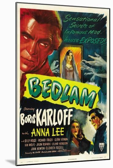 Bedlam, 1946-null-Mounted Giclee Print