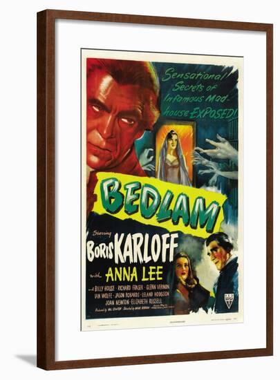 Bedlam, 1946-null-Framed Giclee Print