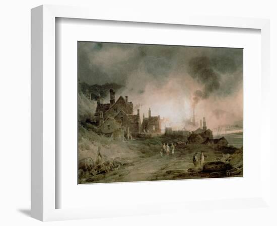 Bedlam Furnace, Madeley Dale, Shropshire, 1803-Paul Sandby Munn-Framed Giclee Print