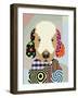 Bedlington Terrier-Lanre Adefioye-Framed Giclee Print