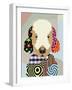 Bedlington Terrier-Lanre Adefioye-Framed Giclee Print