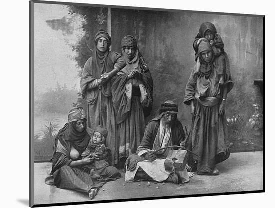 Bedouin Arabs Making Music-null-Mounted Art Print