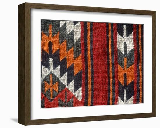 Bedouin Carpet, Madaba, Jordan-Jon Arnold-Framed Photographic Print