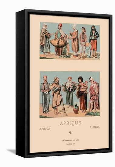 Bedouin Families-Racinet-Framed Stretched Canvas