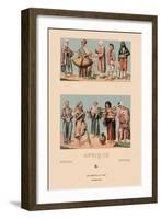 Bedouin Families-Racinet-Framed Art Print