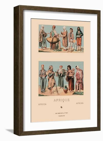 Bedouin Families-Racinet-Framed Art Print