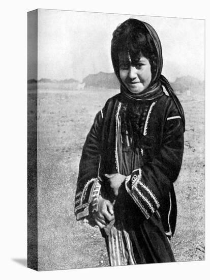 Bedouin Girl in the Syrian Desert, 1936-HJ Shepstone-Stretched Canvas