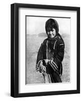 Bedouin Girl in the Syrian Desert, 1936-HJ Shepstone-Framed Premium Giclee Print