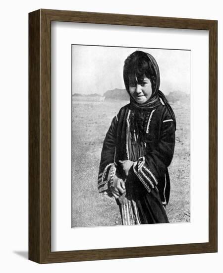 Bedouin Girl in the Syrian Desert, 1936-HJ Shepstone-Framed Giclee Print