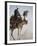 Bedouin Guide on Camel-Back Overlooking the Pyramids of Giza, Cairo, Egypt-Mcconnell Andrew-Framed Photographic Print