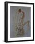 Bedouin leading camel-Cosima Duggal-Framed Giclee Print