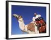 Bedouin Riding Camel, Sinai, Egypt, North Africa, Africa-Nico Tondini-Framed Photographic Print