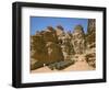 Bedouin Tent and Rocks of the Desert, Wadi Rum, Jordan, Middle East-Alison Wright-Framed Photographic Print