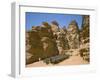 Bedouin Tent and Rocks of the Desert, Wadi Rum, Jordan, Middle East-Alison Wright-Framed Photographic Print