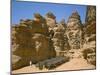 Bedouin Tent and Rocks of the Desert, Wadi Rum, Jordan, Middle East-Alison Wright-Mounted Photographic Print