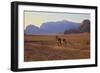 Bedouin with Camels, Wadi Rum, Jordan, Middle East-Neil Farrin-Framed Photographic Print