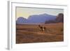 Bedouin with Camels, Wadi Rum, Jordan, Middle East-Neil Farrin-Framed Photographic Print