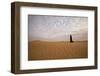 Bedouin woman in the desert. Abu Dhabi, United Arab Emirates.-Tom Norring-Framed Photographic Print