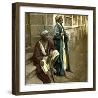 Bedouins in Alexandria (Egypt)-Leon, Levy et Fils-Framed Photographic Print