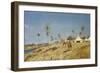 Bedouins riding camels. 1894-Holger H Jerichau-Framed Giclee Print