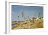 Bedouins riding camels. 1894-Holger H Jerichau-Framed Giclee Print