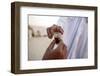 Bedouins sharing tea in the Sahara, Douz, Kebili, Tunisia-Godong-Framed Photographic Print