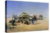 Bedouins with Tents Near Cairo, 1876-Nikolaj Jegorowitsch Makovskij-Stretched Canvas