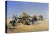 Bedouins with Tents Near Cairo, 1876-Nikolaj Jegorowitsch Makovskij-Stretched Canvas