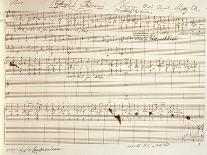 Handwritten for Bartered Bride-Bedrich Smetana-Stretched Canvas