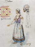Costume for Devil's Wall, Opera-Bedrich Smetana-Mounted Giclee Print
