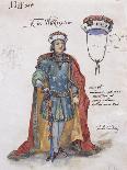 Vladislav, Costume Sketch for Dalibor-Bedrich Smetana-Giclee Print