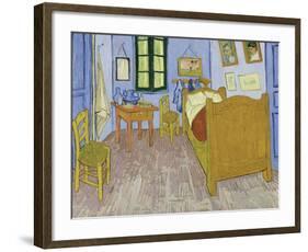 Bedroom at Arles, 1889-90-Vincent van Gogh-Framed Art Print