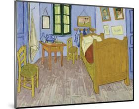 Bedroom at Arles, 1889-90-Vincent van Gogh-Mounted Giclee Print