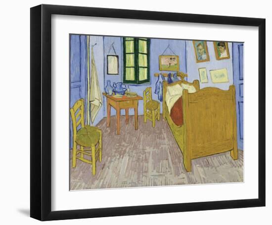 Bedroom at Arles, 1889-90-Vincent van Gogh-Framed Giclee Print