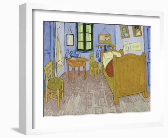 Bedroom at Arles, 1889-90-Vincent van Gogh-Framed Giclee Print