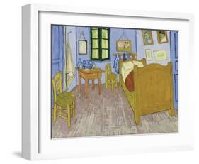 Bedroom at Arles, 1889-90-Vincent van Gogh-Framed Giclee Print